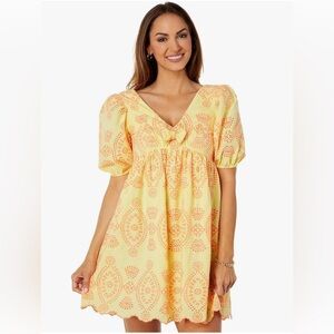 Lilly Pulitzer Yellow and Orange Dress